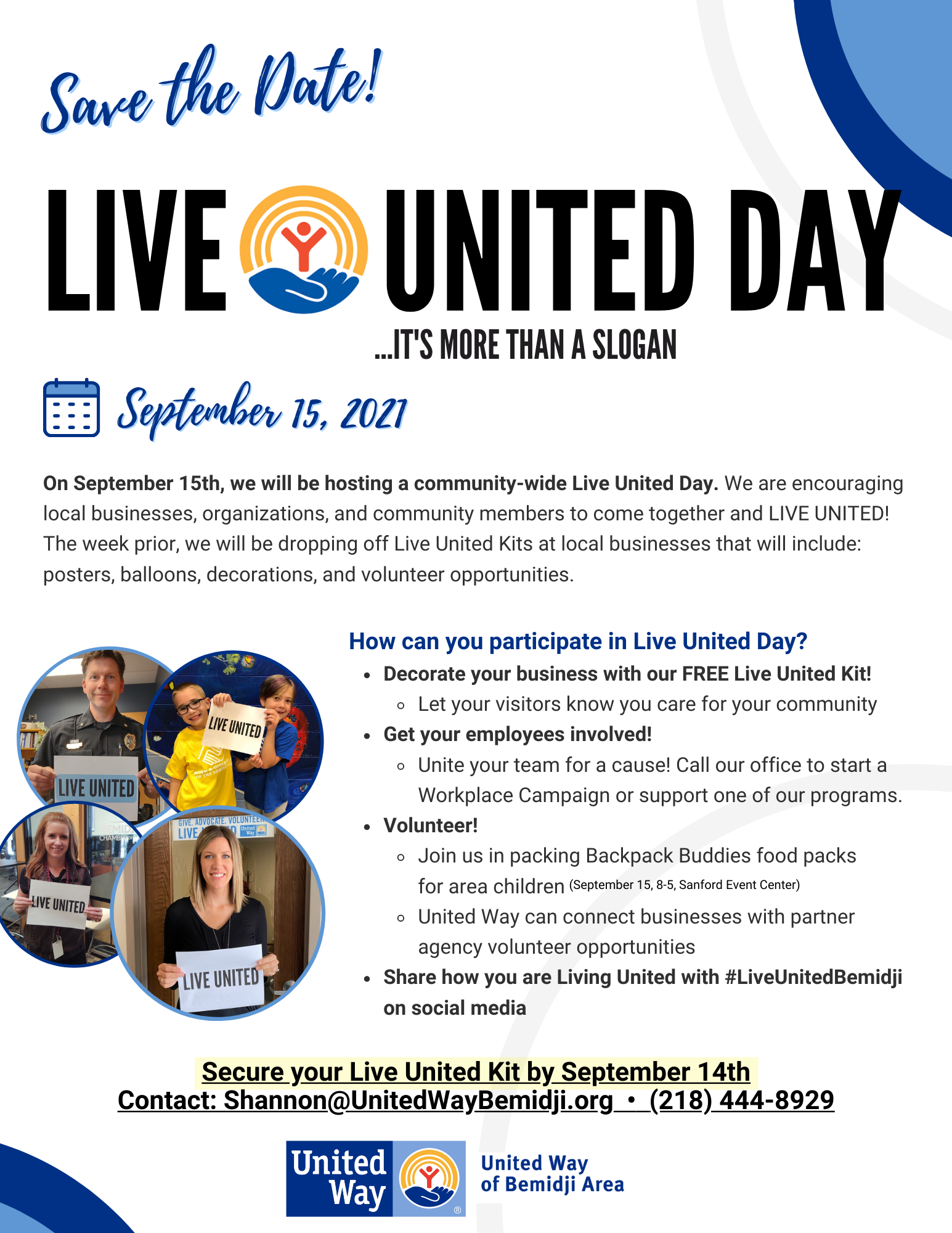 Live United Day Flyer